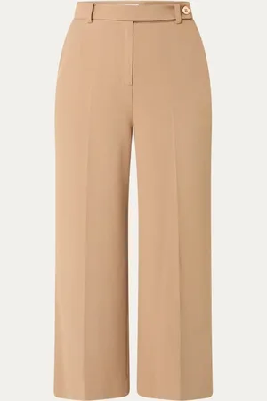 L.K. Bennett L-K-Bennett Joel high waist wide fit pantalon met steekzakken