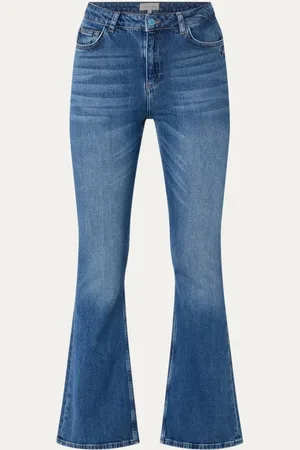 Fabienne Chapot Eva high waist flared jeans met medium wassing