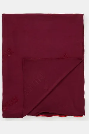 Bylima Chiffre sjaal met strass 175 x 70 cm