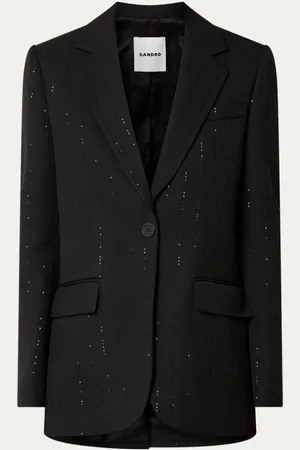 Sandro Blazer met pailletten en klepzakken