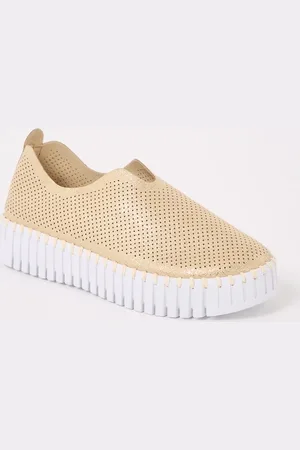 Ilse Jacobsen Tulip Glimmer slip-on met plateauzool