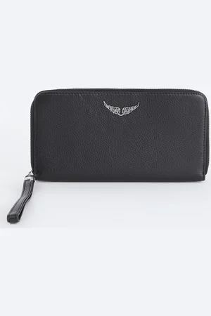 Zadig & Voltaire Compagnon portemonnee van leer