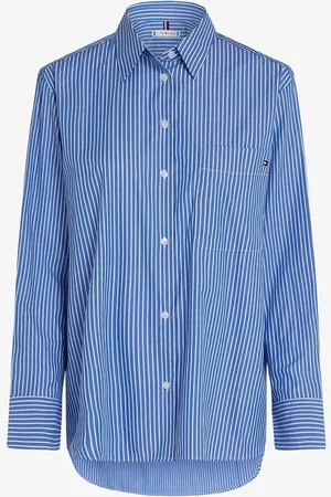 Tommy Hilfiger Blouse met streepprint en borstzak
