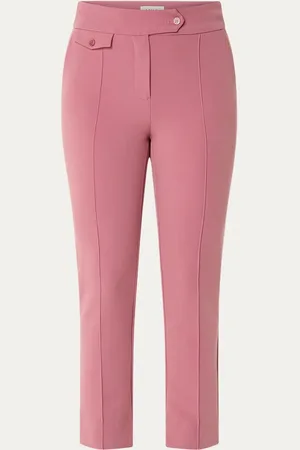 Aaiko Parene high waist tapered fit cropped pantalon met steekzakken
