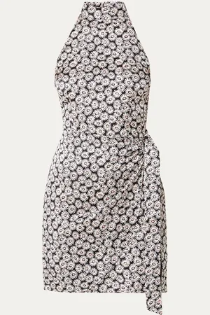 HUGO BOSS Kelesa mini wikkeljurk met bloemenprint
