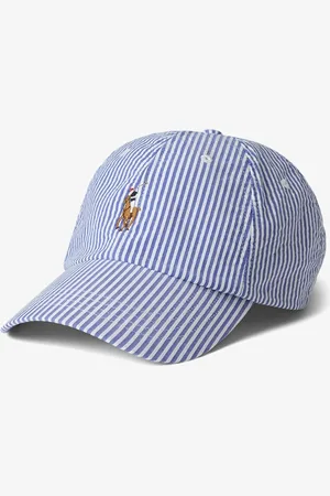 Ralph Lauren Pet met streepprint en logoborduring