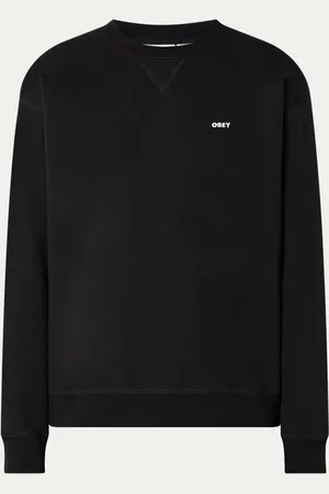 Obey Established Works Bold Crew sweater met logoborduring
