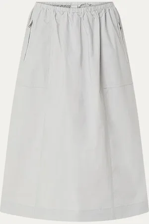 Josephine & Co Janna midi rok met elastische band en ritszakken