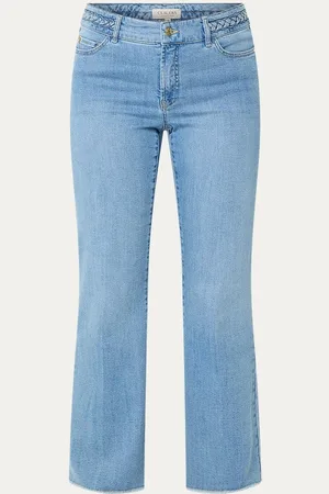 Claudia Sträter Mid waist bootcut jeans met medium wassing