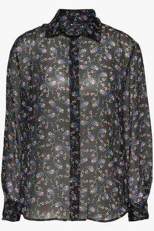 Tommy Hilfiger Semi-transparante blouse met bloemenprint