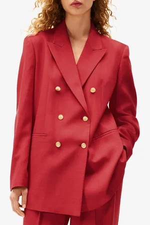 Tommy Hilfiger TH X SRG double-breasted oversized blazer met paspelzakken