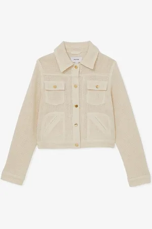 Reiss Renzo jack met structuur