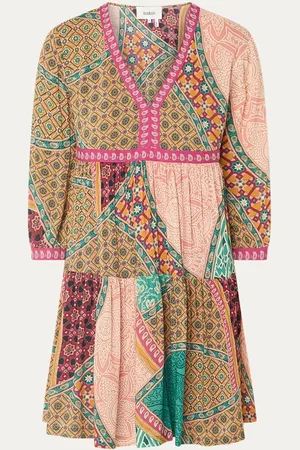 Bash Fingston mini tuniekjurk met print