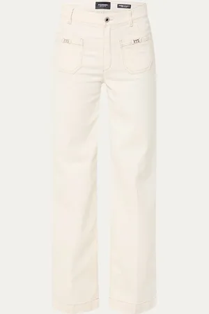 Rosner Audrey high waist straight leg jeans met opgestikte zakken