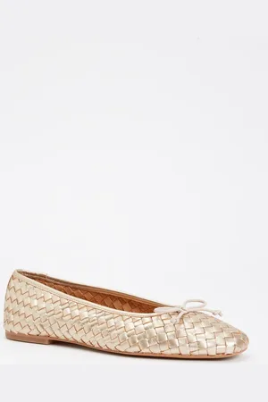 Dune Heat ballerina van leer