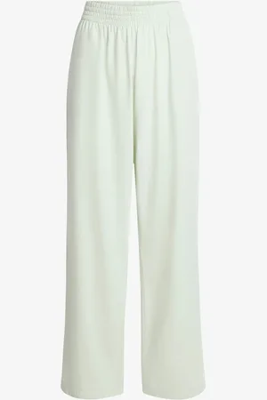 SKIMS Cotton Jersey mid waist wide fit loungebroek met steekzakken