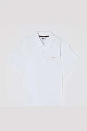 HUGO BOSS Polo van badstof met logo