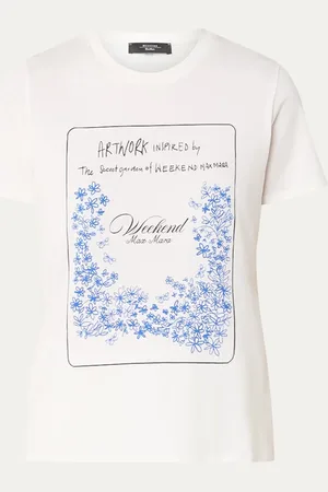 Max Mara Teiera T-shirt met logoprint