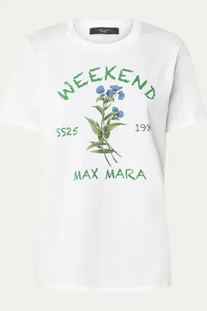 Max Mara Teiera T-shirt met logoprint