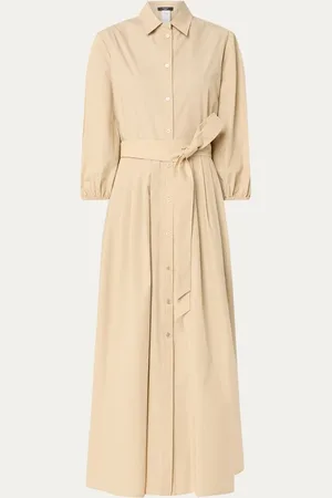 Max Mara Kentia midi blousejurk met strikceintuur