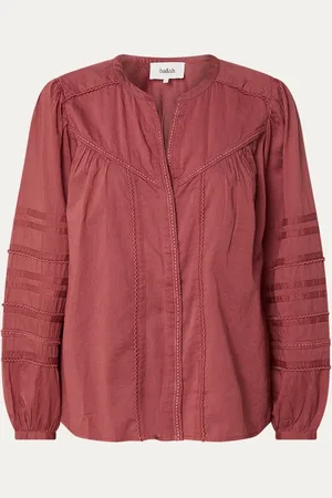 Bash Yilla semi-transparante blouse met pofmouw