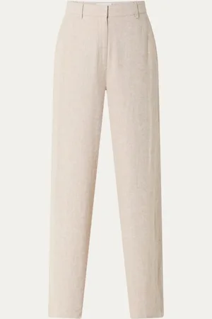 MSCH MSCHPennie Ginia high waist loose fit pantalon in linnenblend