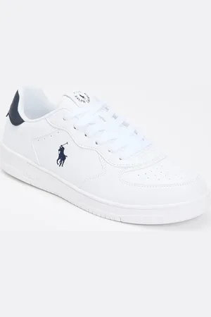 Ralph Lauren Masters Court sneaker met logo