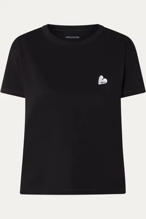 Zadig & Voltaire Marta T-shirt met logoborduring