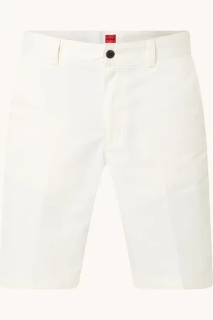 HUGO BOSS Darik straight fit korte chino met steekzakken