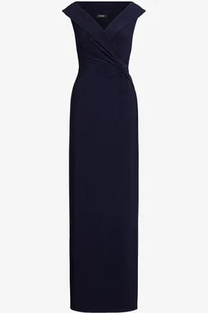 Ralph Lauren Jersey off-shoulder jurk