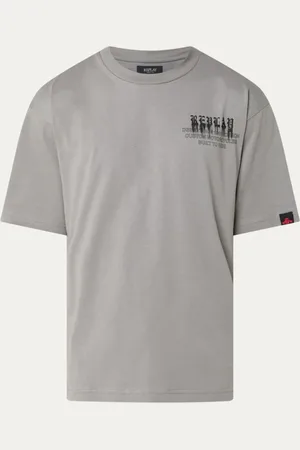 Replay Desert T-shirt met front- en backprint