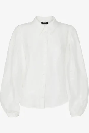 Whistles Hannah blouse met structuur
