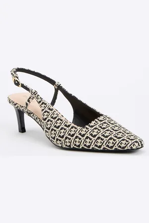Dune Dancing slingback met logoprint