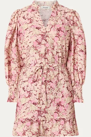 Modstrom Melia mini tuniekjurk met print en strikceintuur