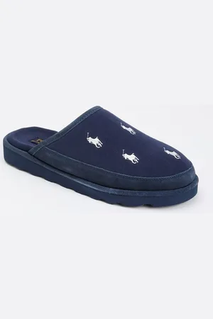 Ralph Lauren SCFF II pantoffel met logoborduring