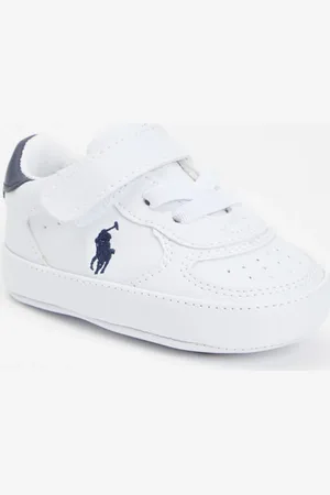 Ralph Lauren B-Heritage Court babyschoentje met logo