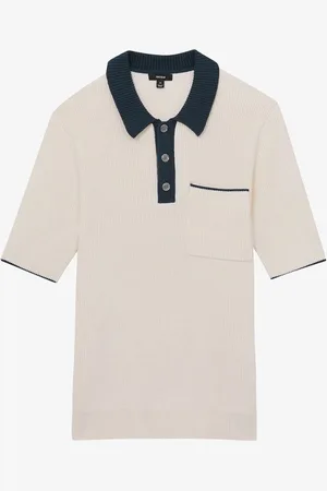 Reiss Brinkley fijngebreide polo van katoen