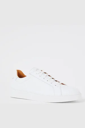Magnanni Clean Court sneaker van leer met logo