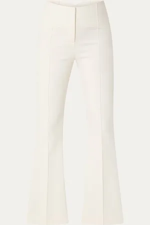 Josh V Kit high waist flared pantalon met persplooi