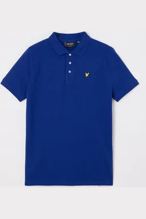 Lyle & Scott Polo van piqué katoen met logoborduring