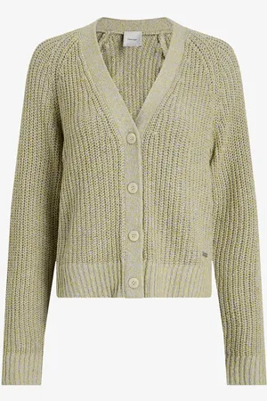 Calvin Klein Kabelgebreid vest in linnenblend