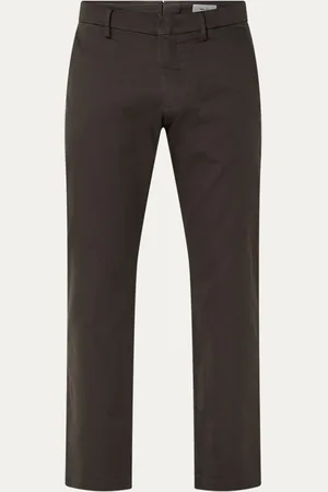 NN.07 NN-07 Theo slim fit chino van biologisch katoen met steekzakken