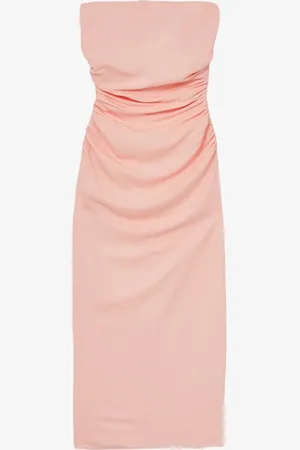 Reiss Izzy midi jurk met plooidetail