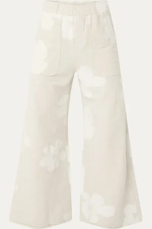 10 days High waist flared joggingbroek met bloemenprint