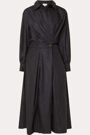Aaiko Amira midi jurk met steekzakken