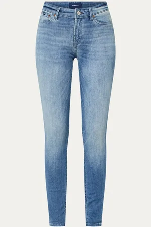 Denham Azumi high waist skinny jeans met steekzakken