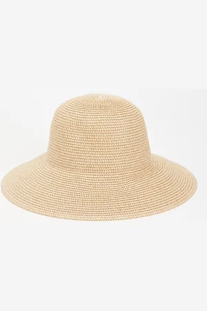 Barts Tehina hoed van raffia met lurex