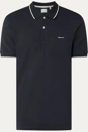 GANT Regular fit polo van piqué katoen met getipte boorden