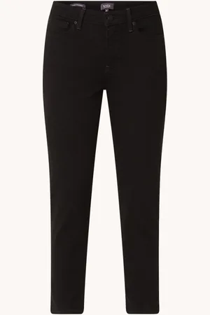 NYDJ Alina mid waist skinny cropped jeans met stretch
