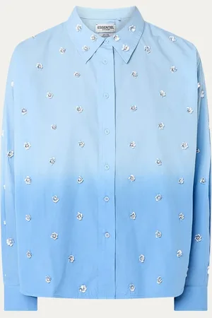 Essentiel Antwerp Harkansas blouse met strass en dip-dye dessin